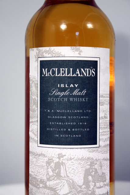 McClellands Islay front detailed image of bottle