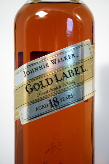 Gold Label front detailed image of bottle