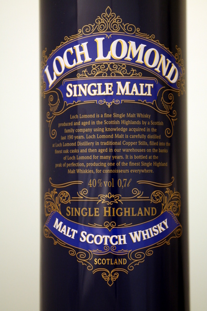 Loch Lomond Single Malt box front detailed image
