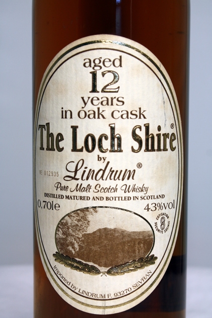 The Loch Shire by Lindrum front detailed image of bottle