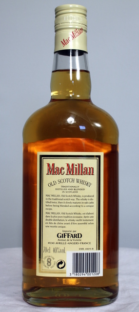 Mac Millan image of bottle