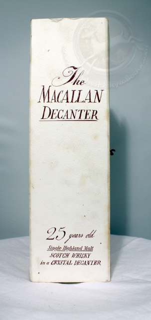 Macallan 1962 Decanter box front image
