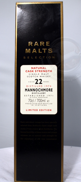 Mannochmore 1974 box front image