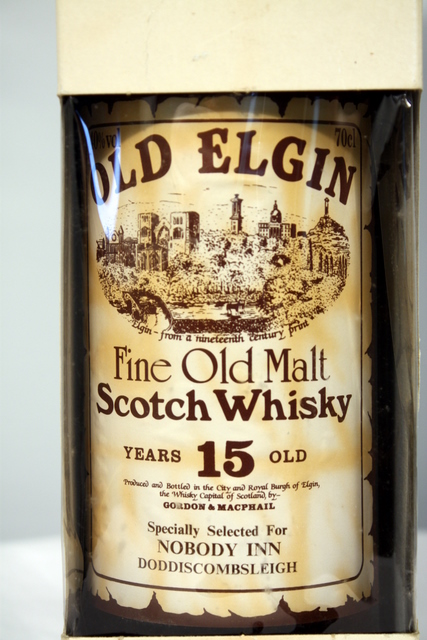 Old Elgin box front detailed image