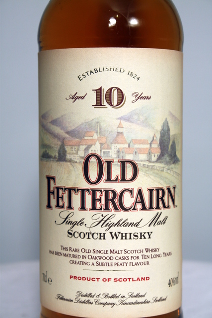 Old Fettercairn front detailed image of bottle