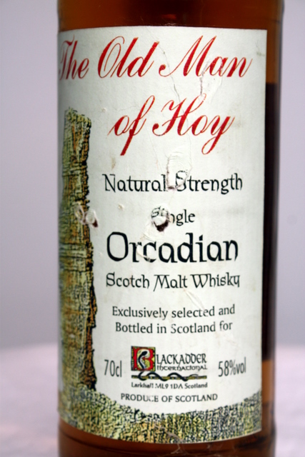 The Old Man of Hoy front detailed image of bottle
