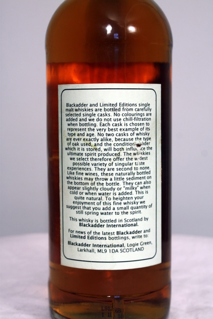 The Old Man of Hoy rear detailed image of bottle