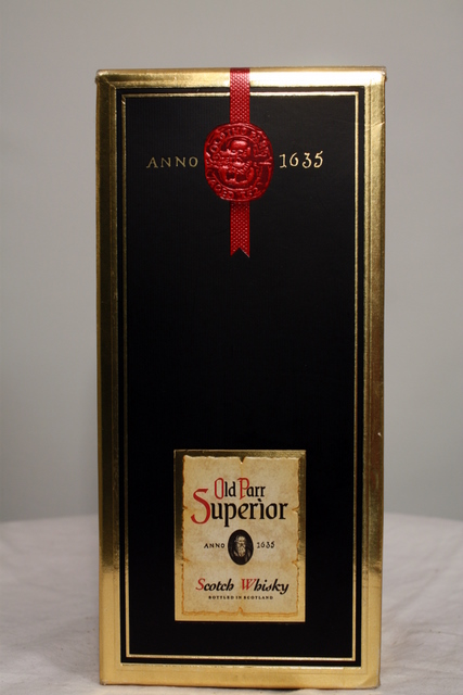 Old Parr Superior box front image
