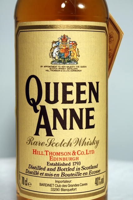 Queen Anne front detailed image of bottle