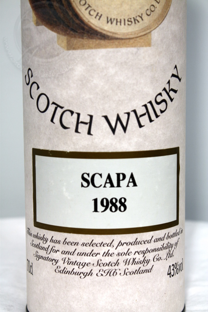Scapa 1988 box front detailed image