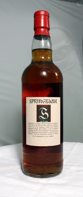 Springbank 12 image of bottle