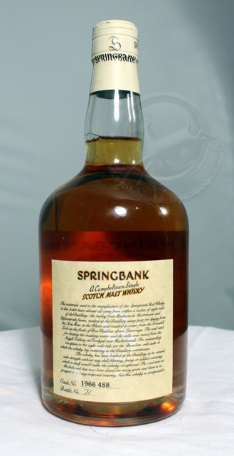 Springbank 1966 image of bottle