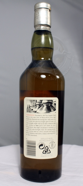 Teaninich 1973 image of bottle