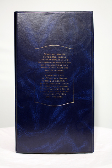 Whyte and Mackay Special Reserve box rear image