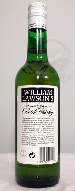 William Lawsons Finest Blended image of bottle